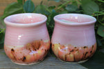 Load image into Gallery viewer, Thumbprint Cups, Blush and Coral, 12 oz - sold separately
