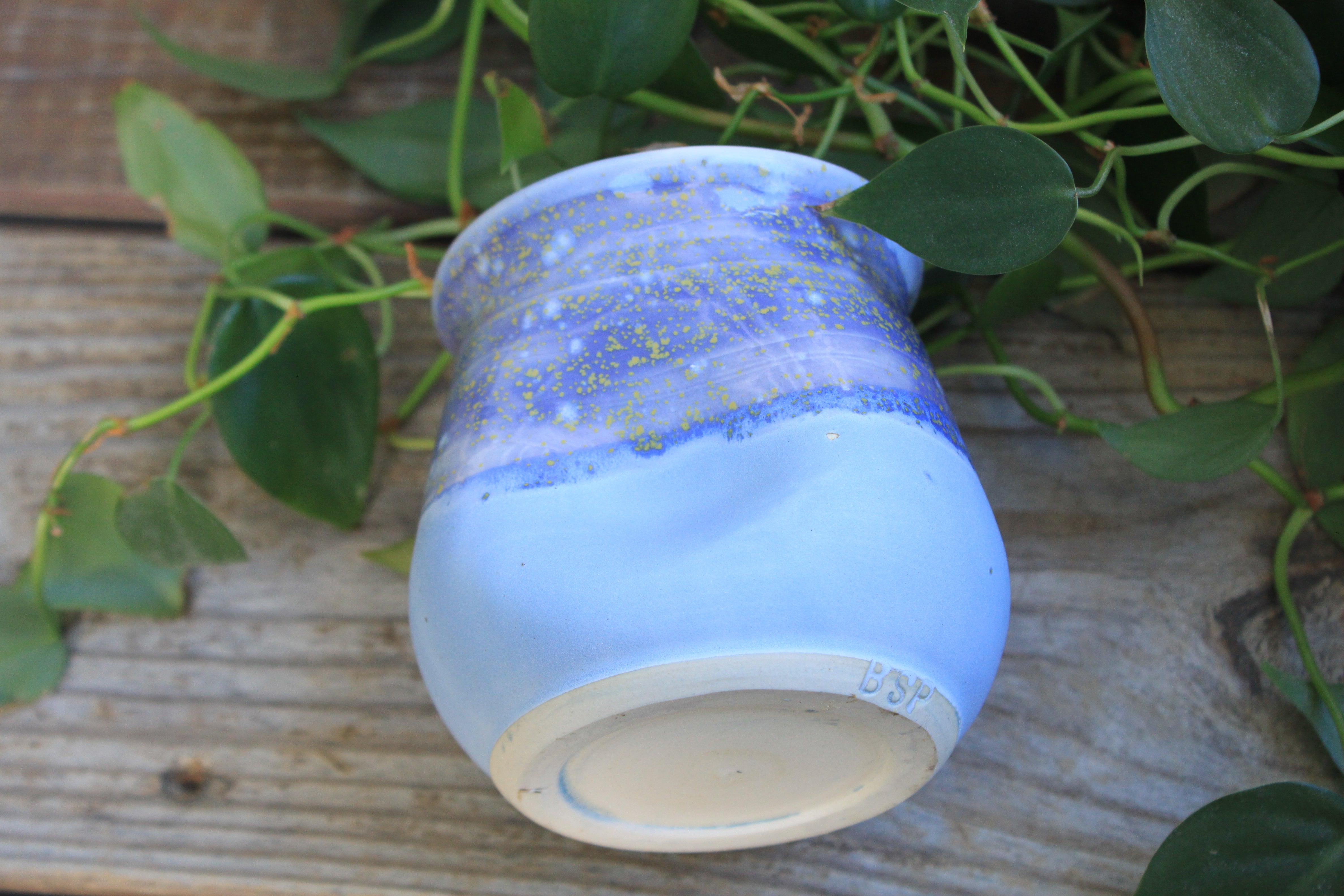 Thumbprint Cup, Lilac and Hydrangea Haze, 13 oz