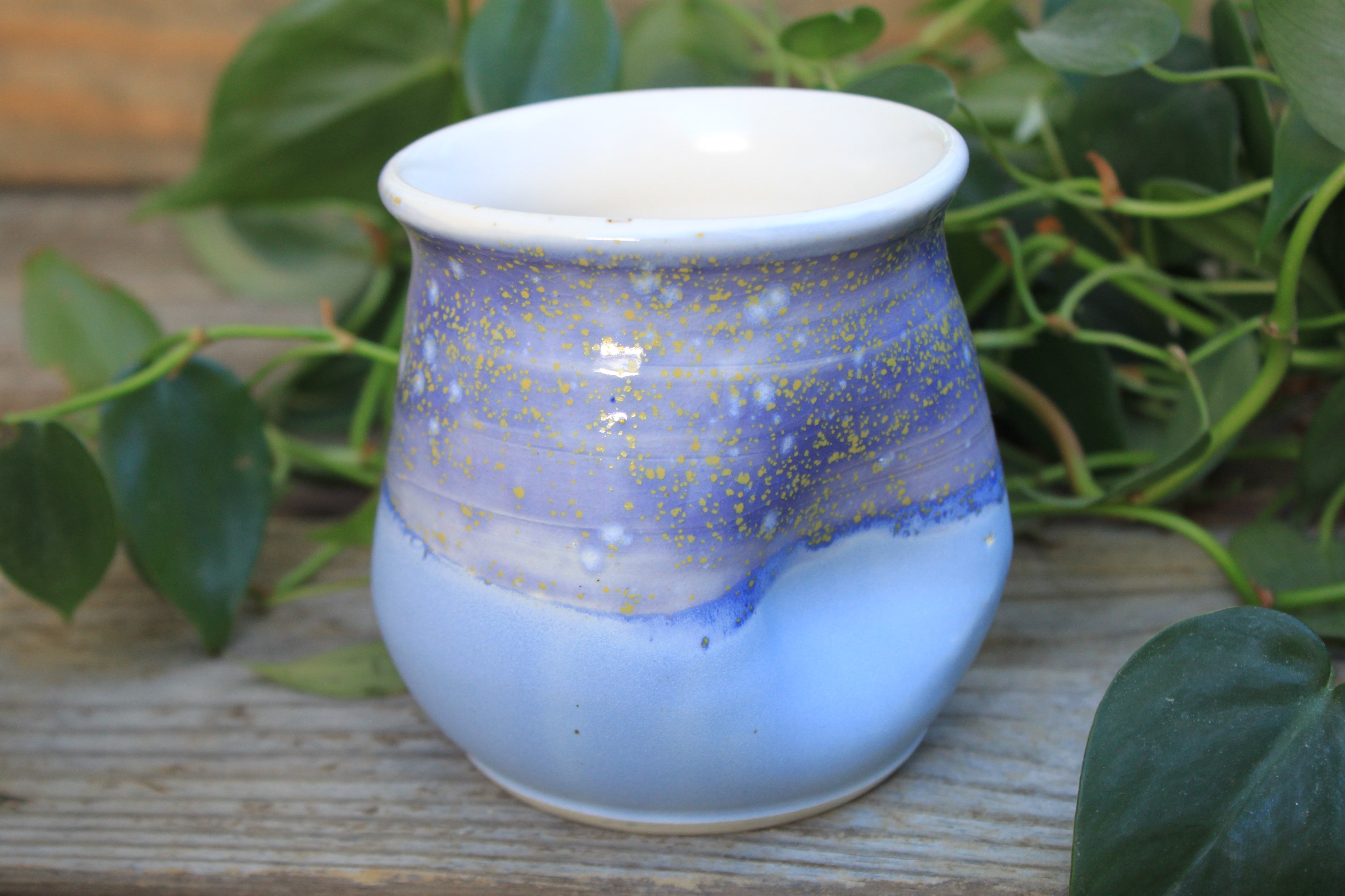 Thumbprint Cup, Lilac and Hydrangea Haze, 13 oz