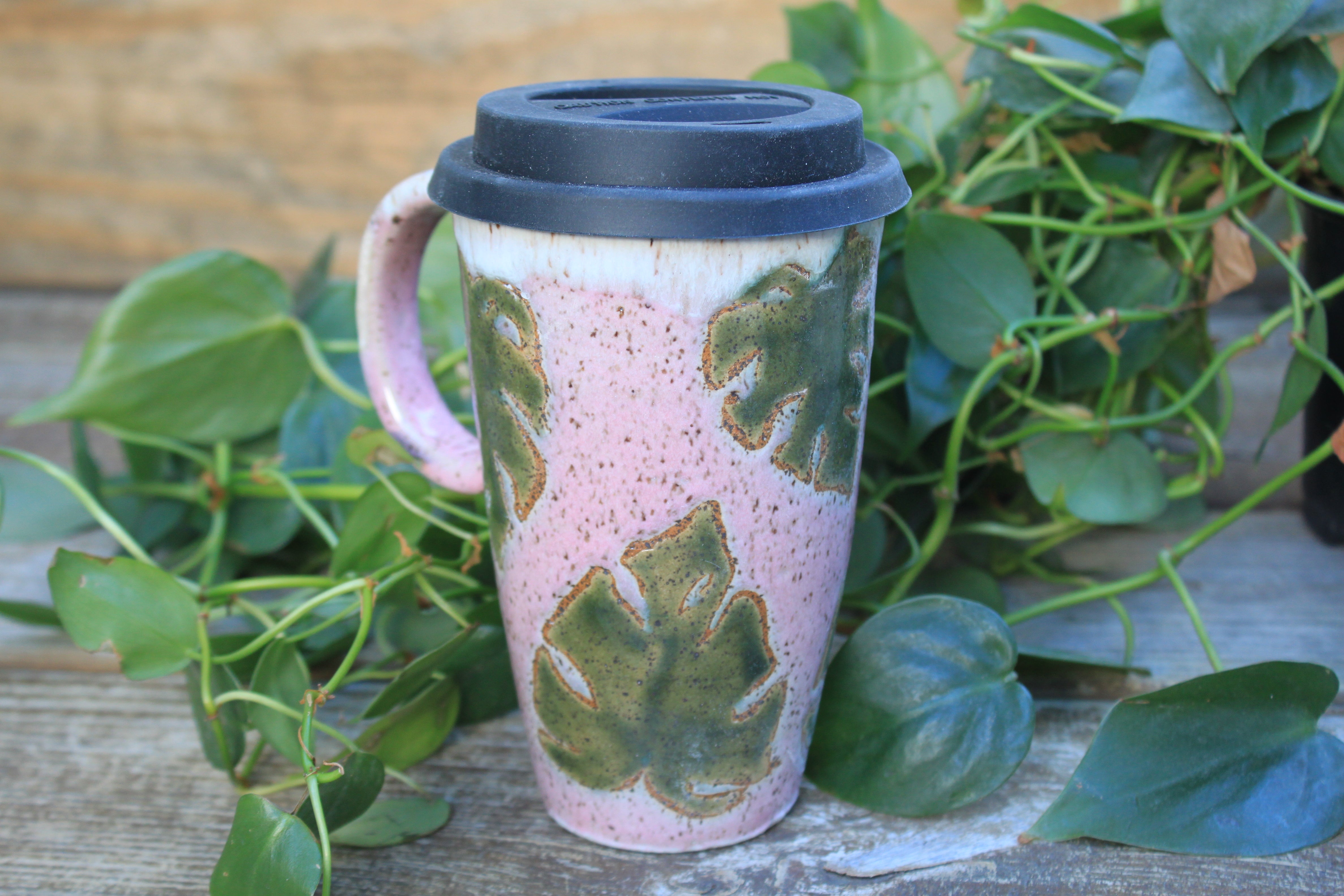 Seconds Sale! Monstera Madness Travel Mug, 16