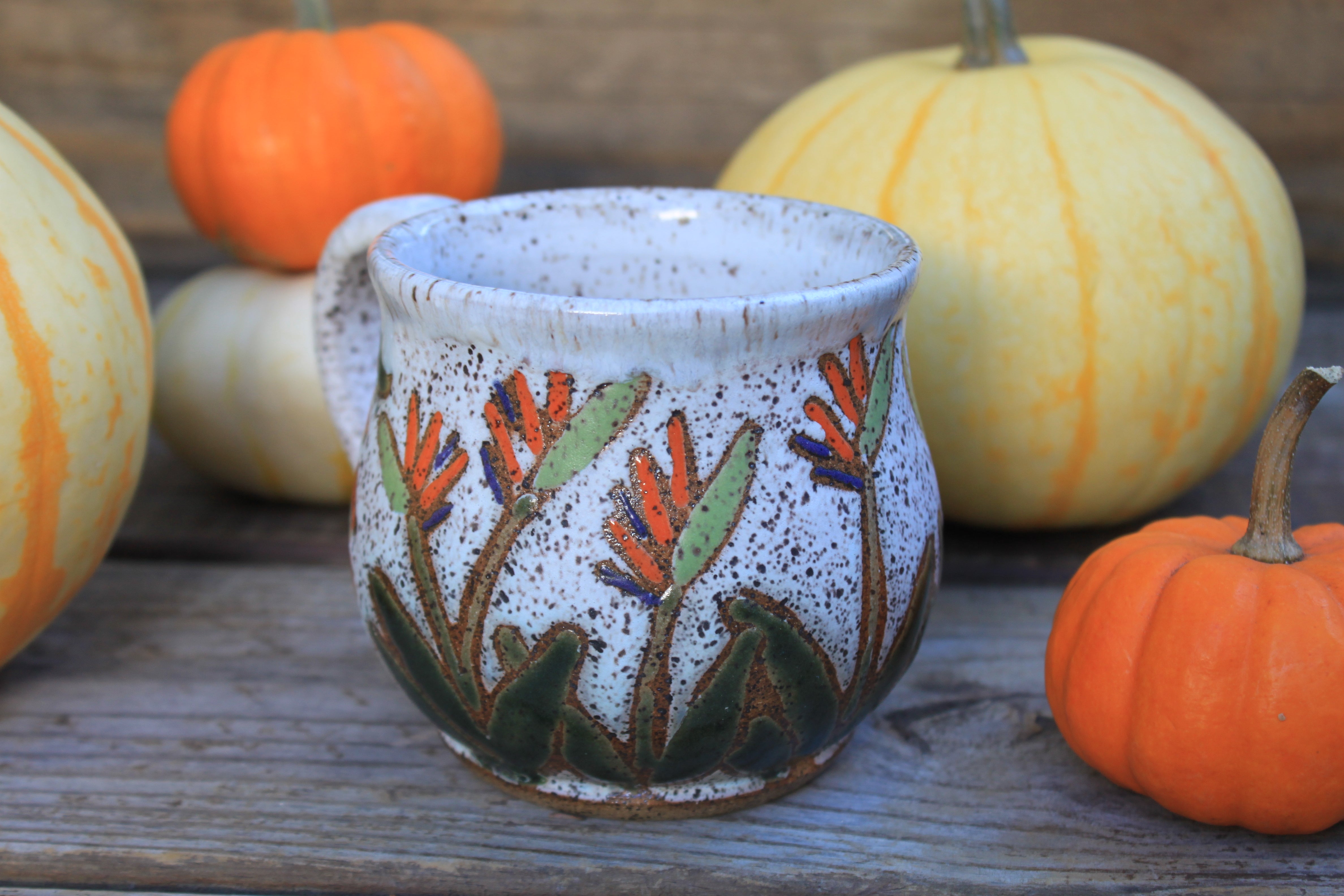 Tropical Bird of Paradise Mug, 16 oz