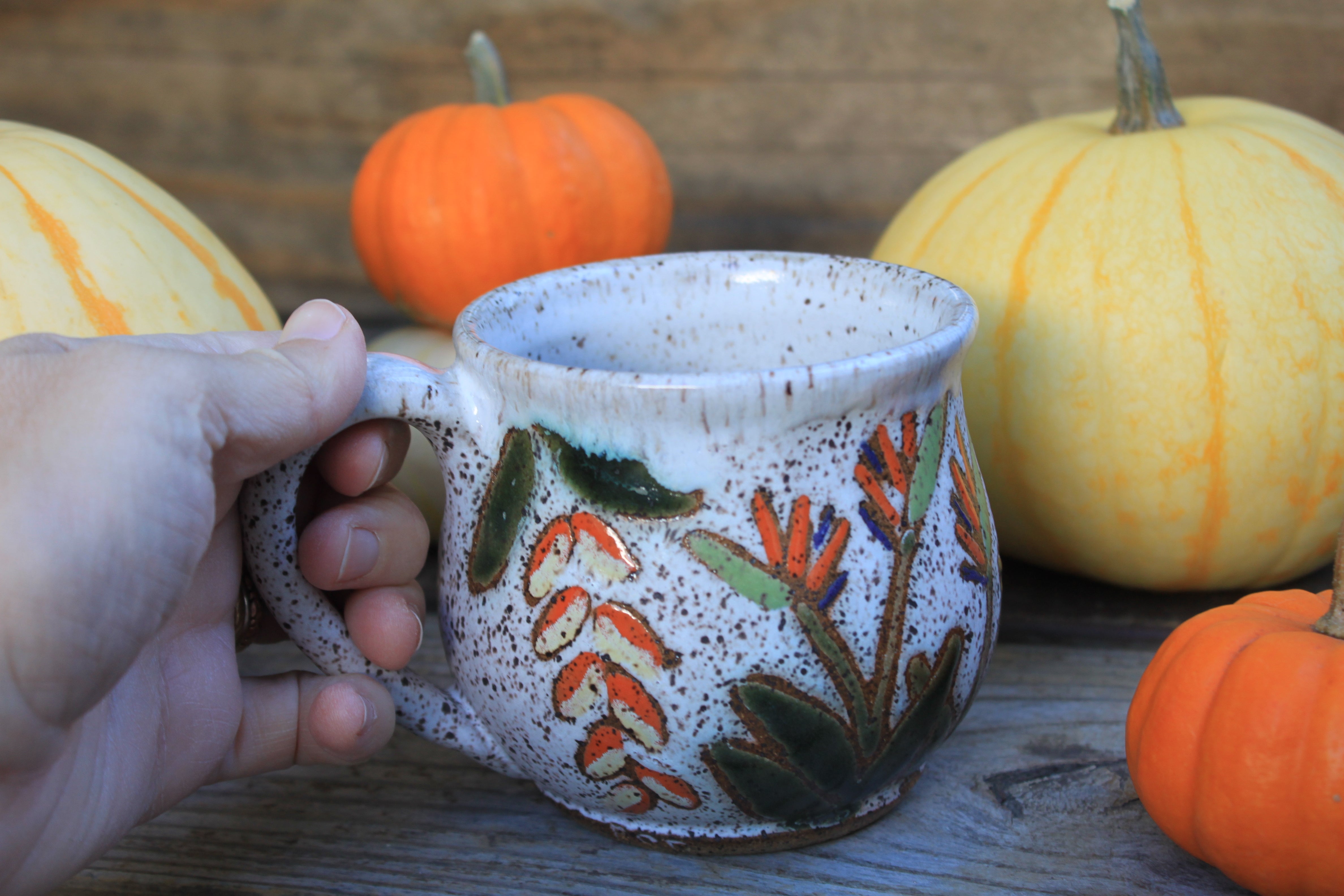 Tropical Bird of Paradise Mug, 16 oz