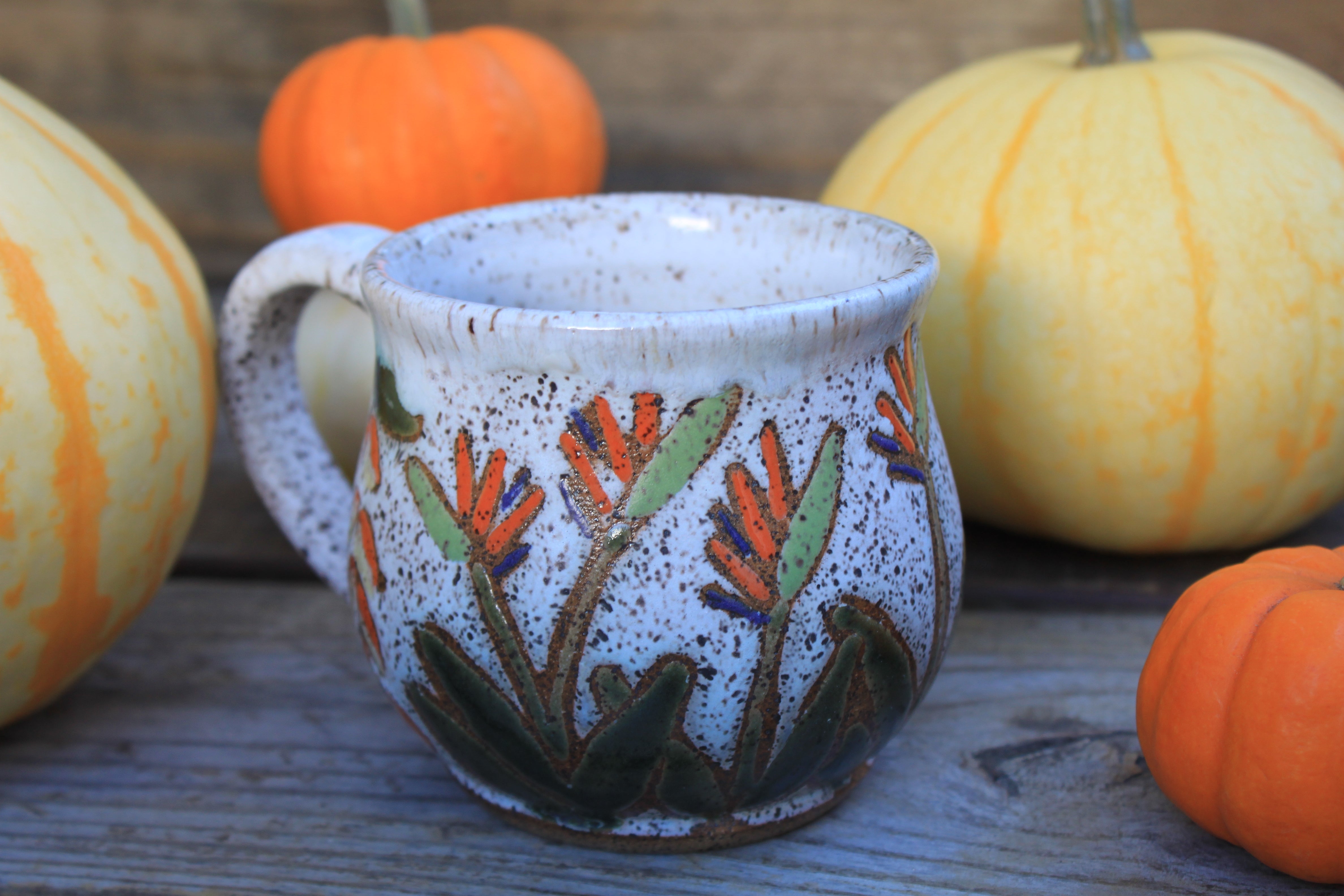 Tropical Bird of Paradise Mug, 16 oz