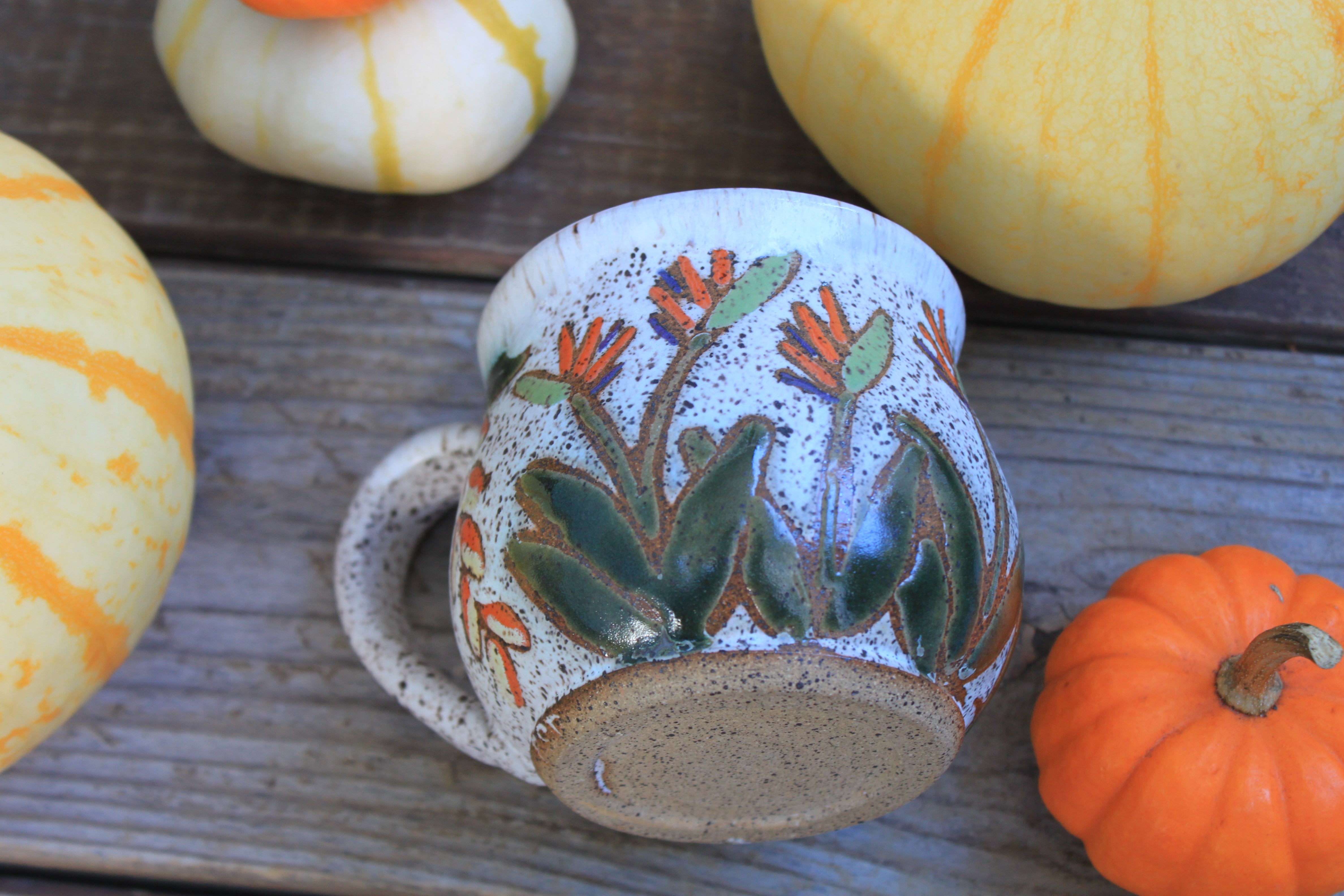 Tropical Bird of Paradise Mug, 16 oz