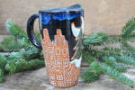 Load image into Gallery viewer, Ginger Bread House Village Travel Mug, 16 oz
