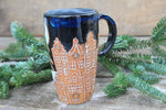 Load image into Gallery viewer, Ginger Bread House Village Travel Mug, 16 oz
