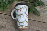 Load image into Gallery viewer, Twinkly Lights Handled Travel Mug, 18 oz
