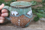 Load image into Gallery viewer, Snowy Mountain Mug, 18 oz
