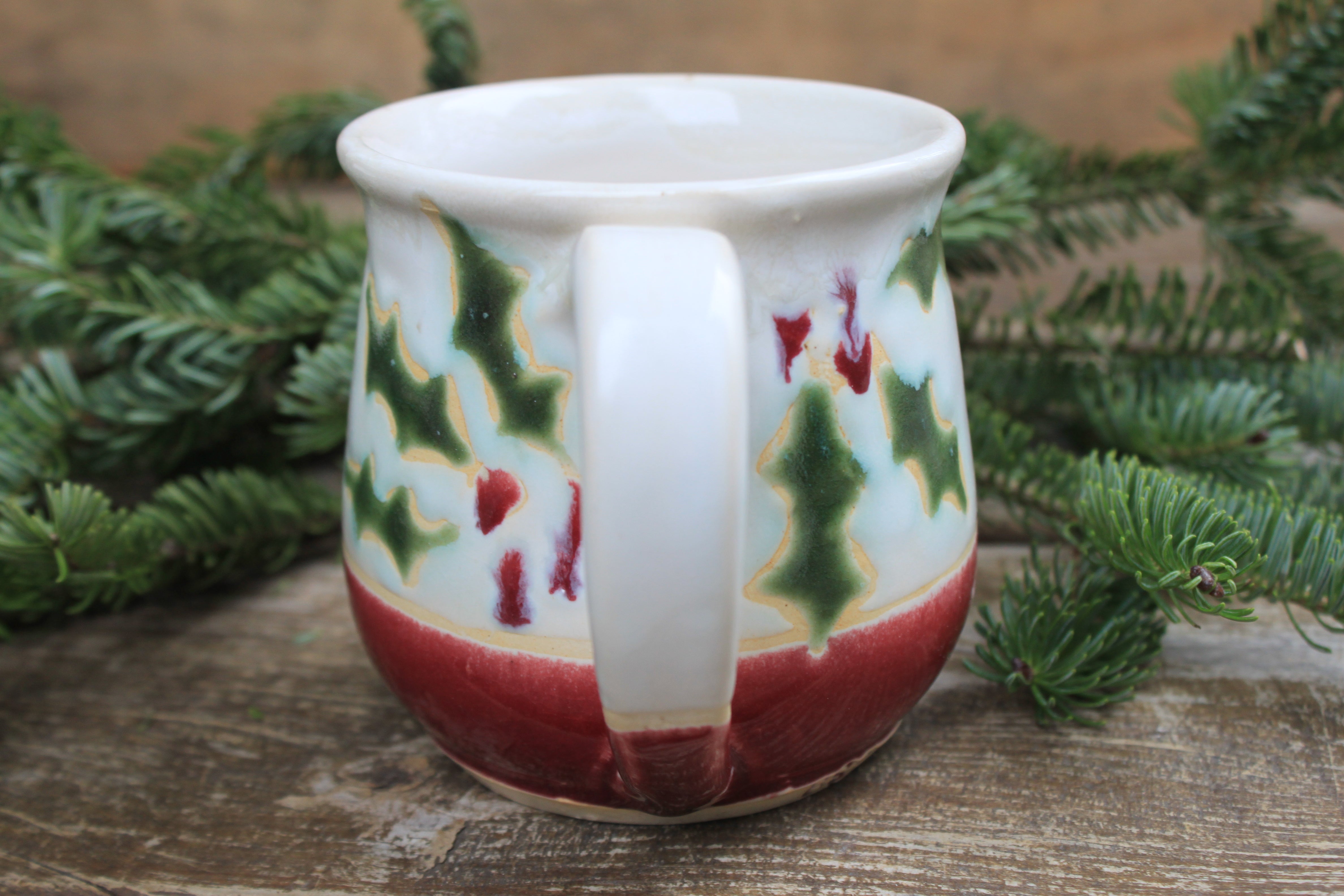 Holly Jolly Mug, 17 oz