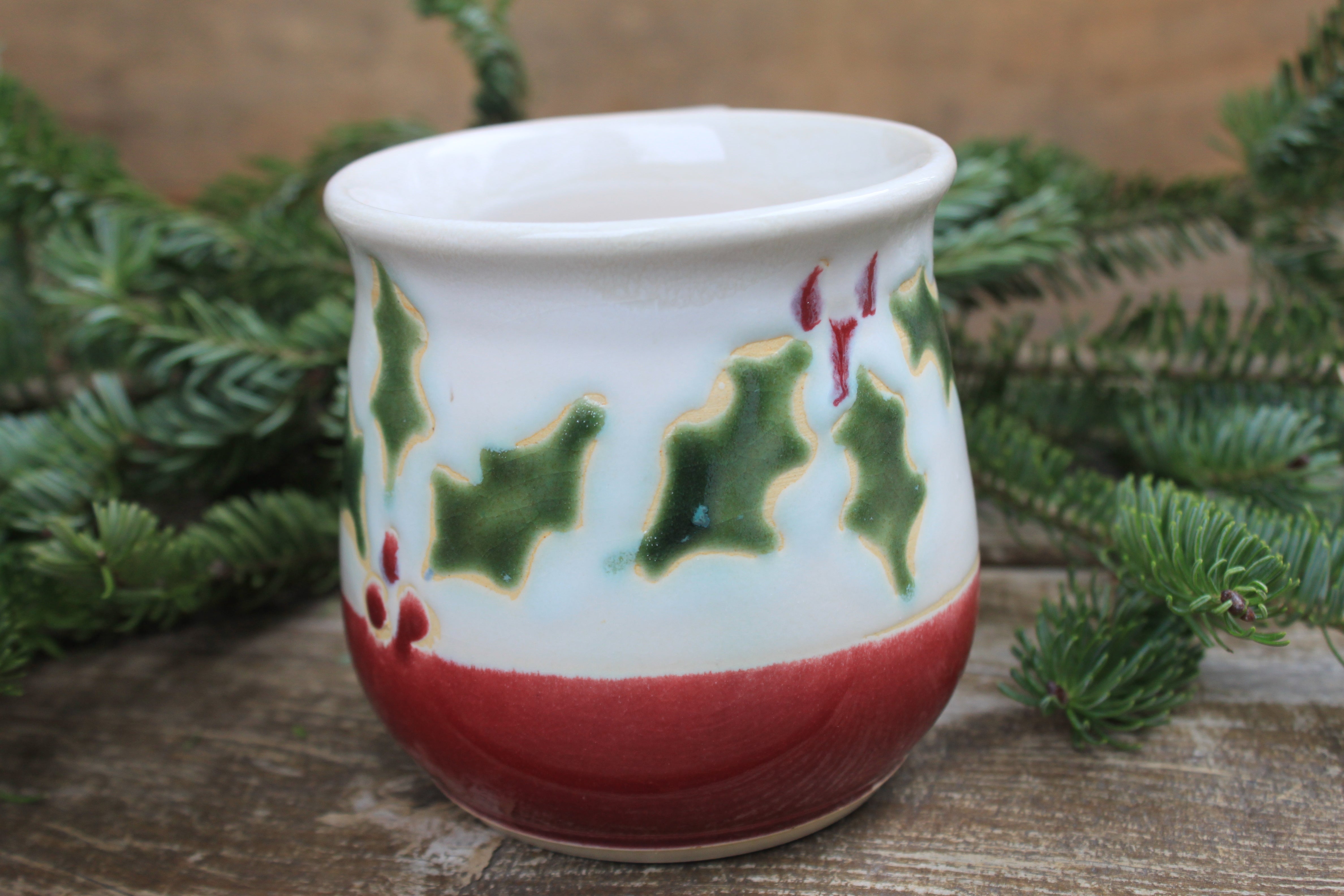 Holly Jolly Mug, 17 oz