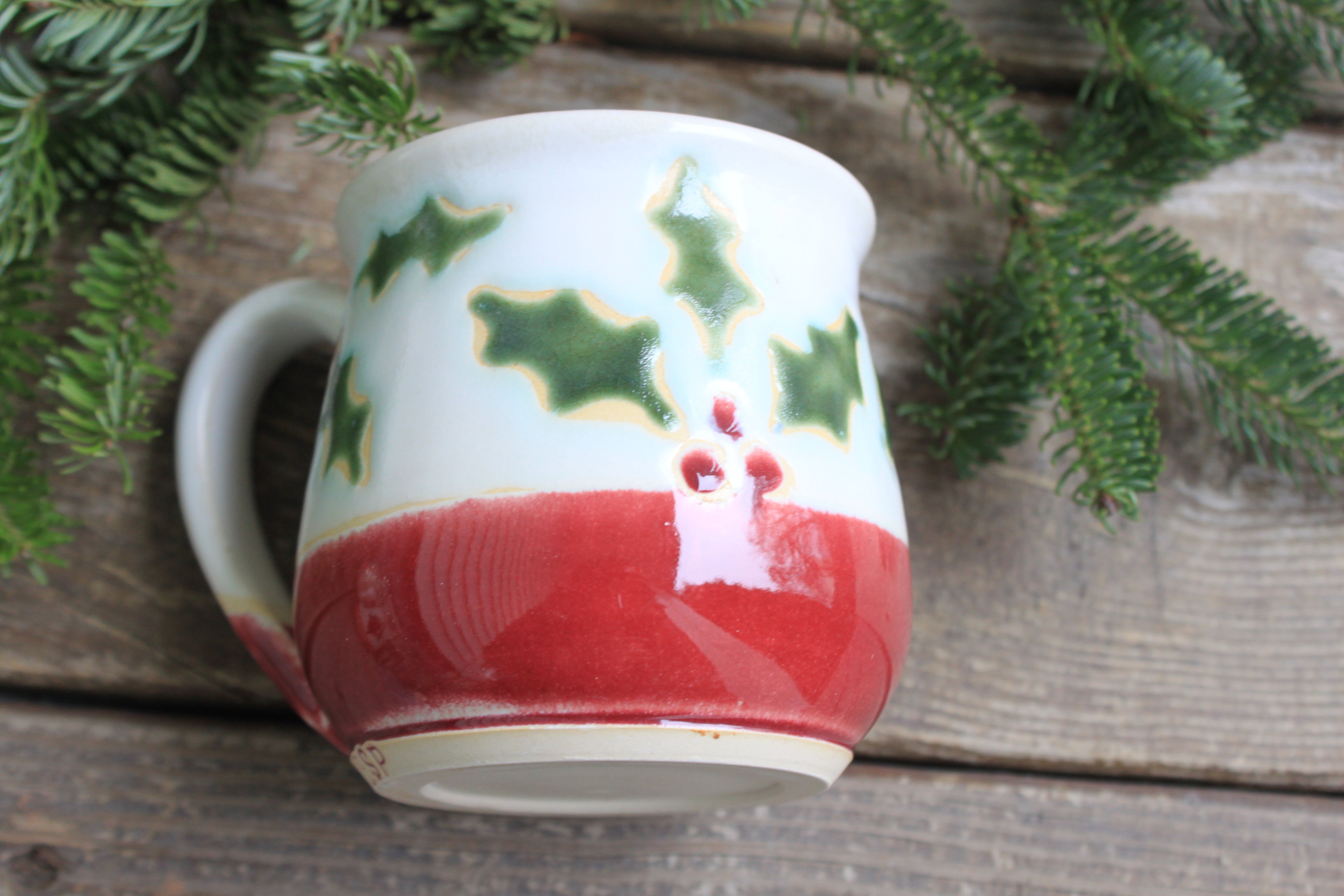 Holly Jolly Mug, 17 oz
