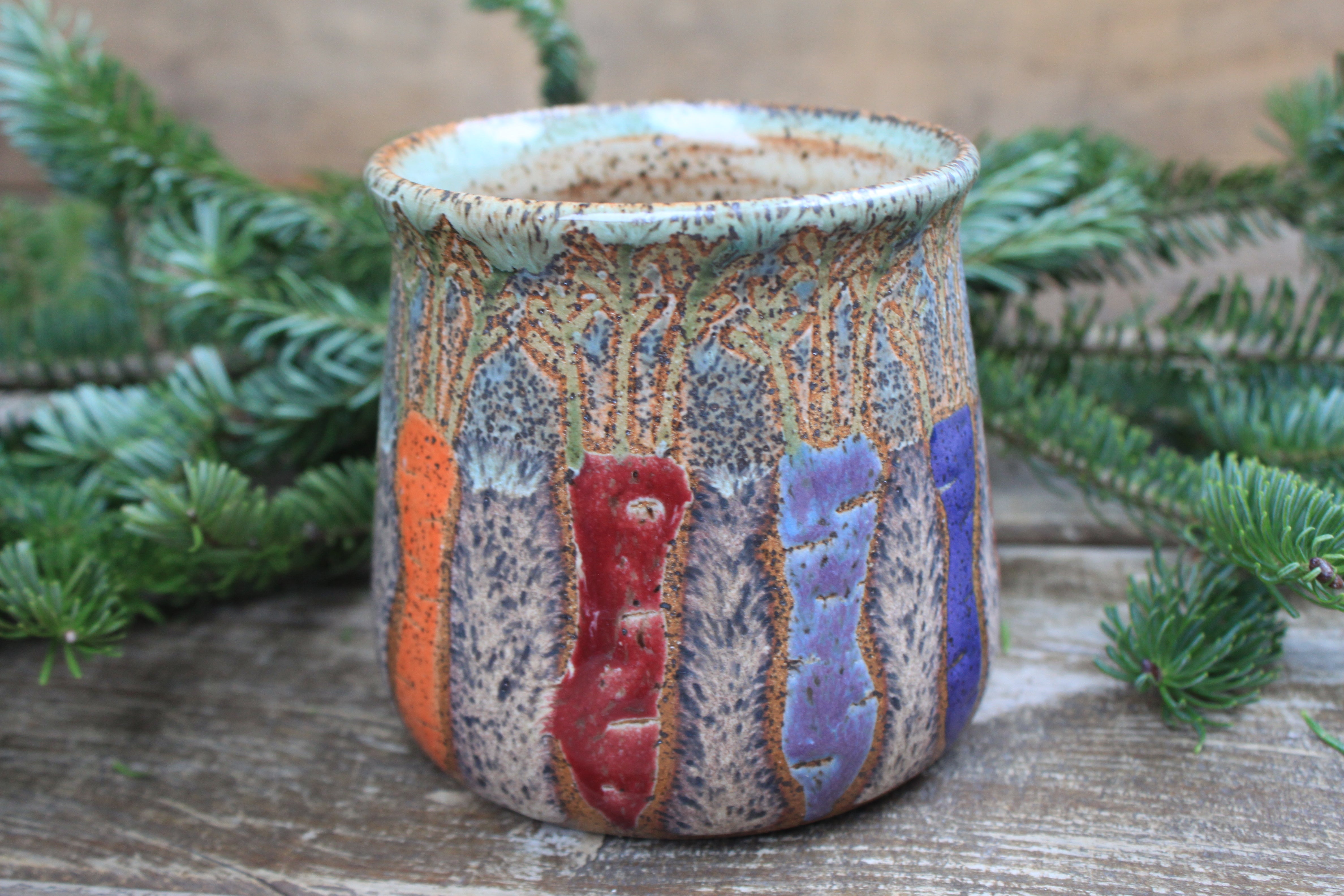 Root for Vegetables Rainbow Mug, 19 oz