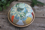 Load image into Gallery viewer, Root for Vegetables Rainbow Lidded (Butter) Dish
