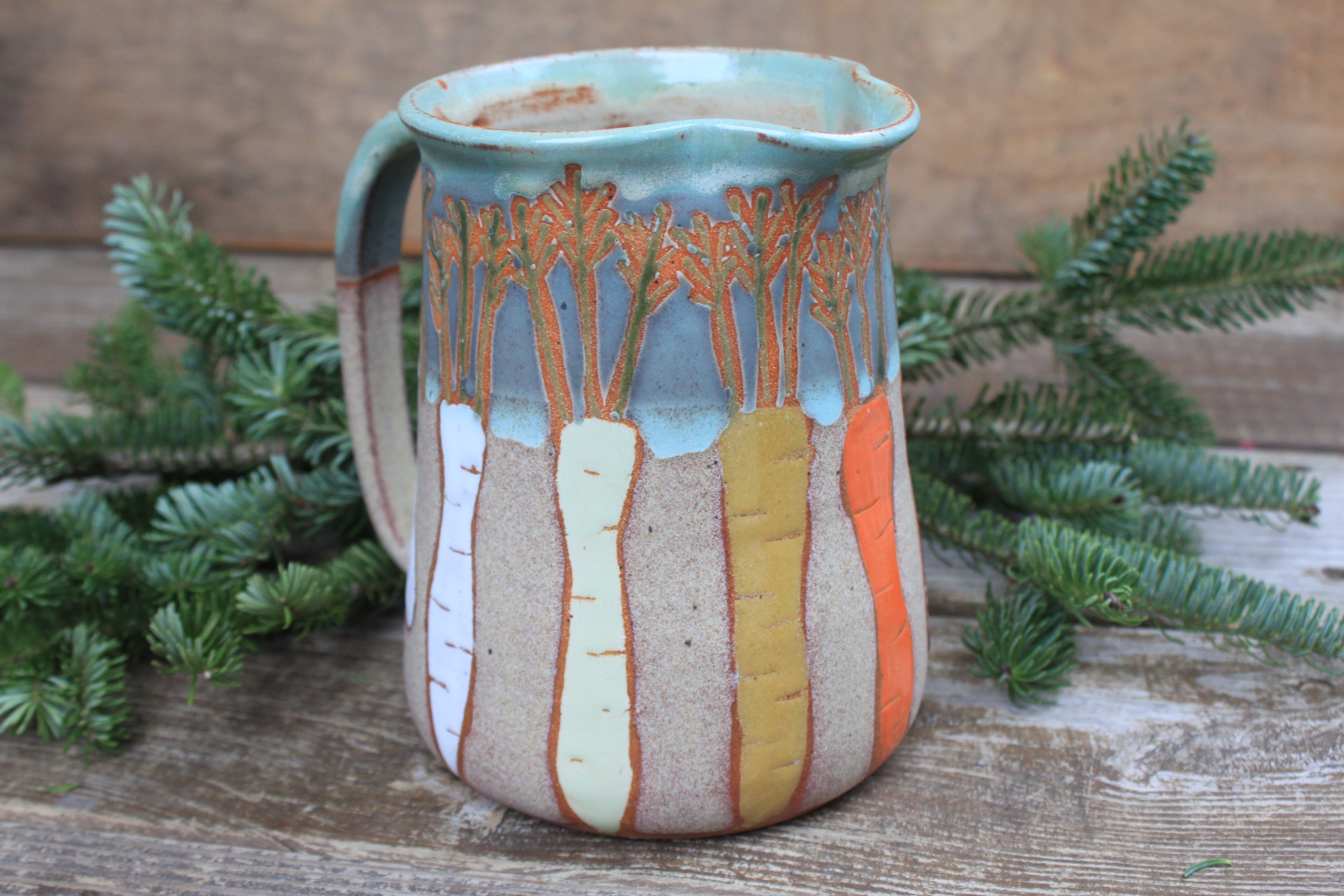 Root for Vegetables Rainbow Pitcher, 40 oz