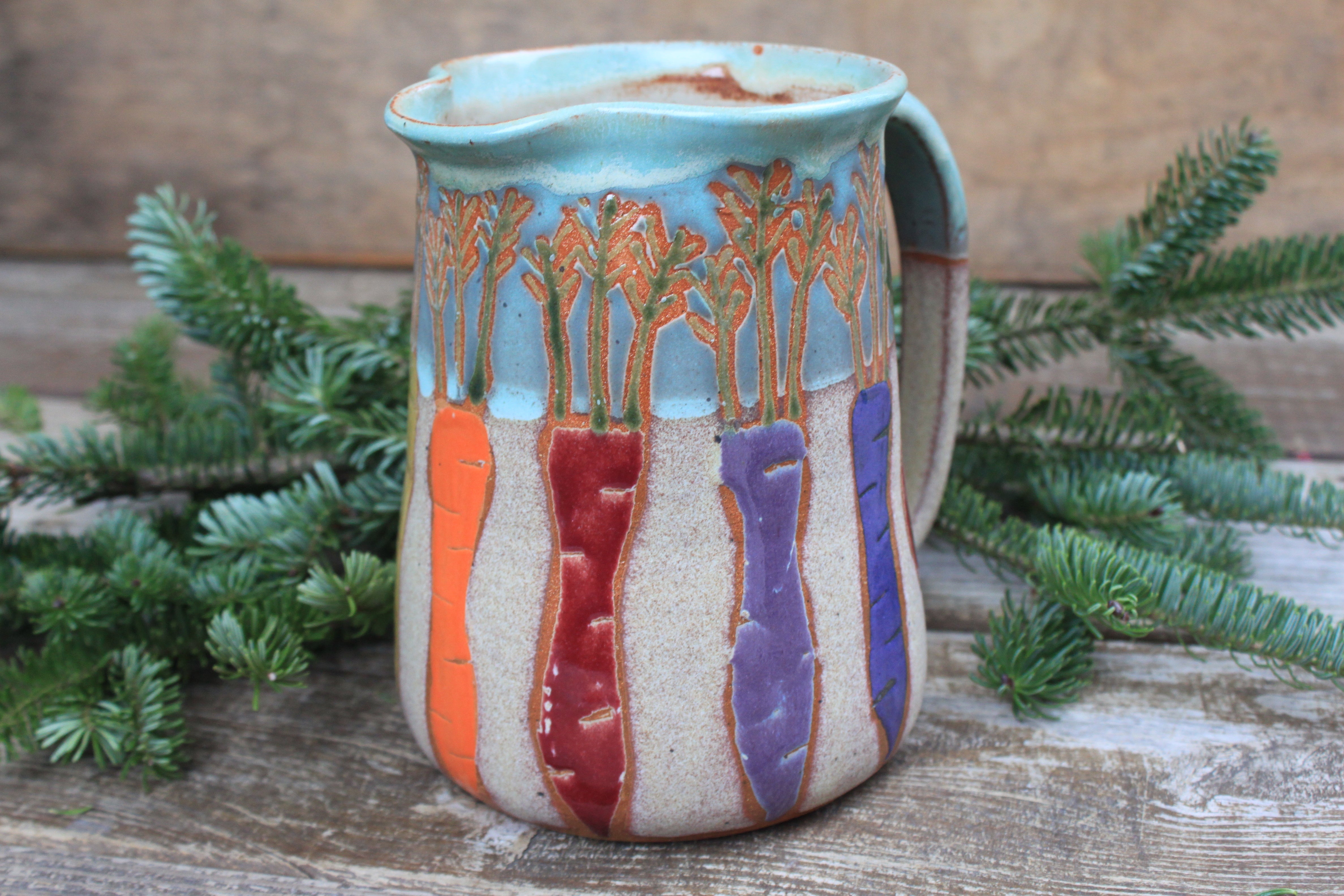 Root for Vegetables Rainbow Pitcher, 40 oz