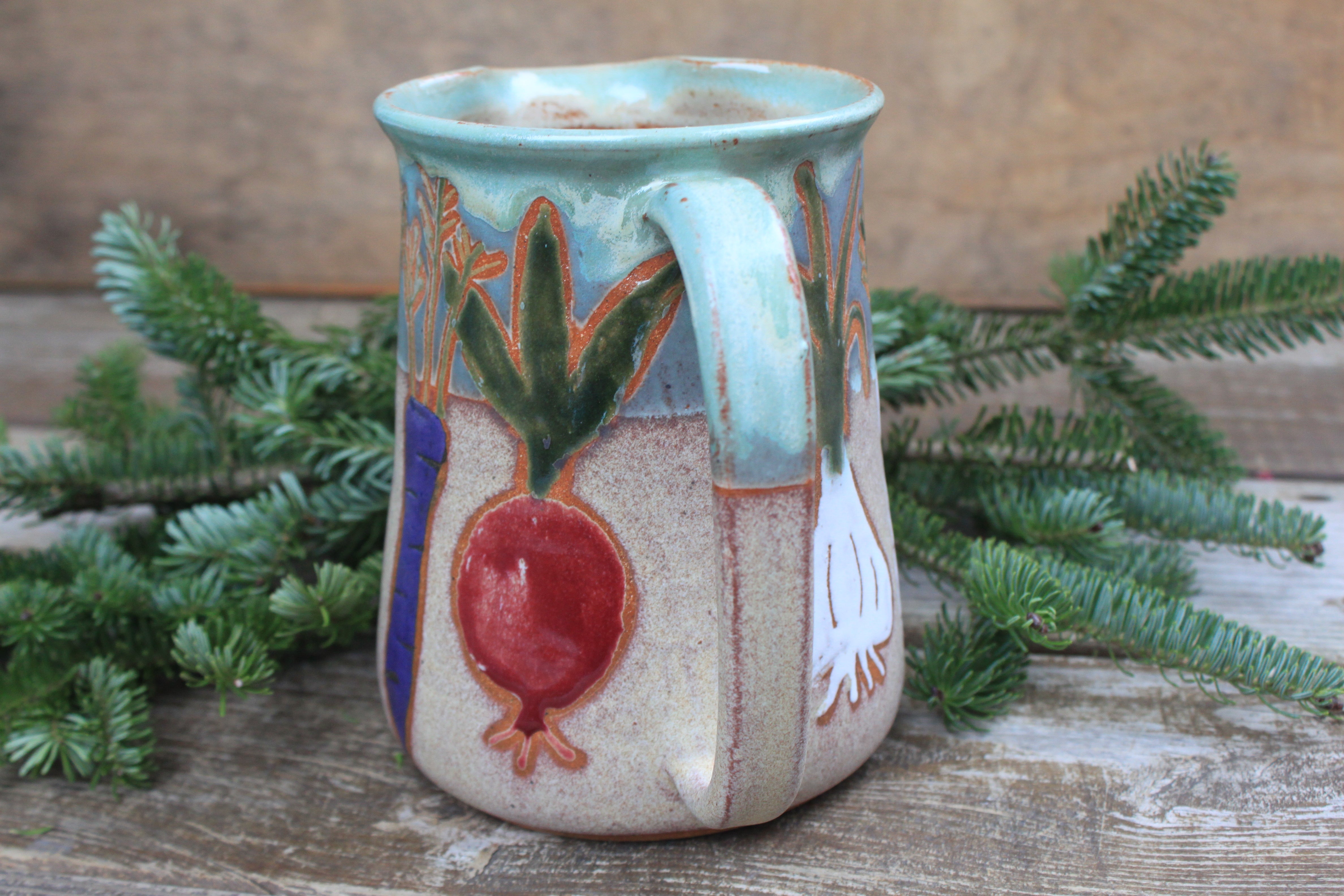 Root for Vegetables Rainbow Pitcher, 40 oz