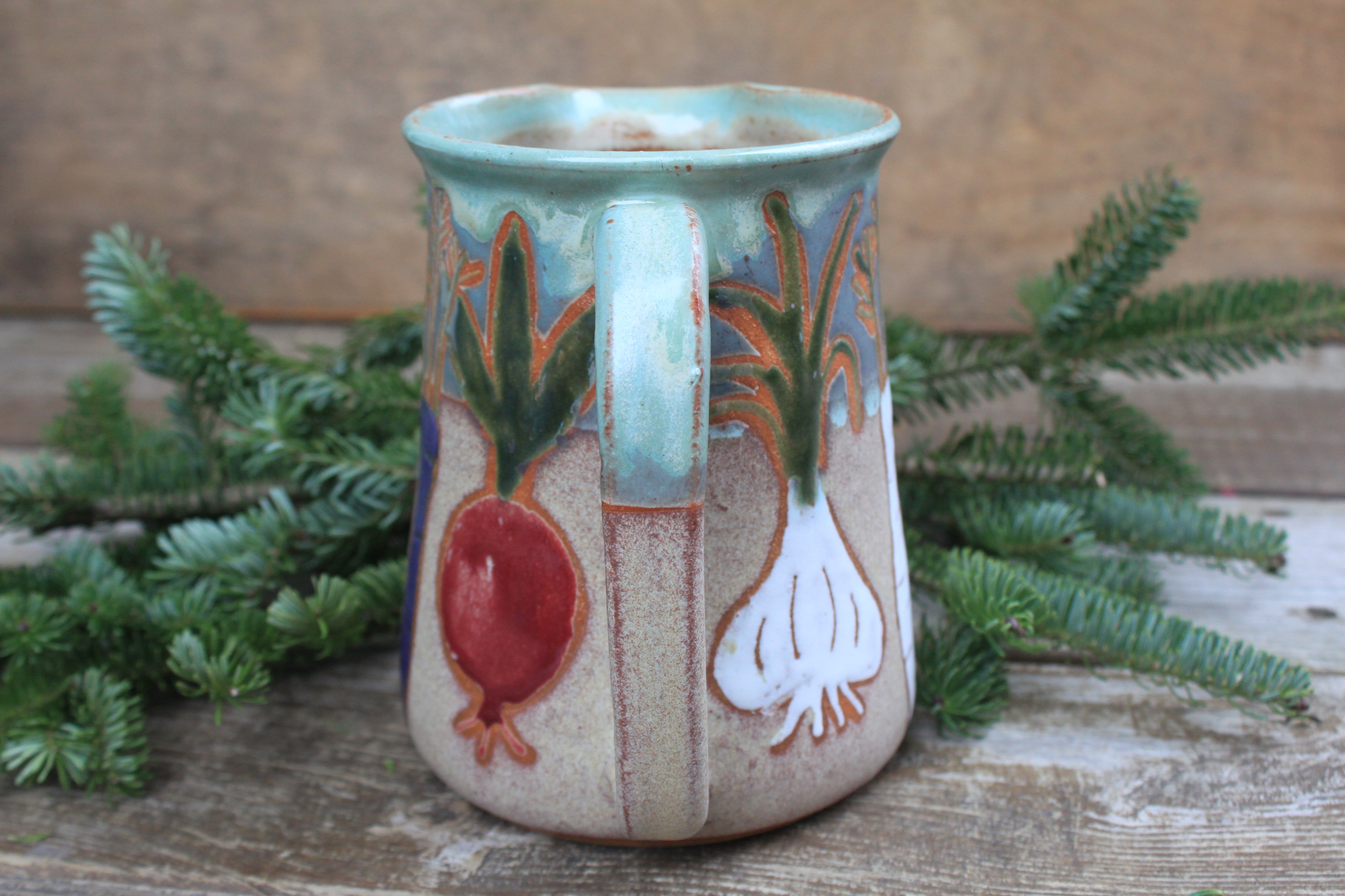 Root for Vegetables Rainbow Pitcher, 40 oz