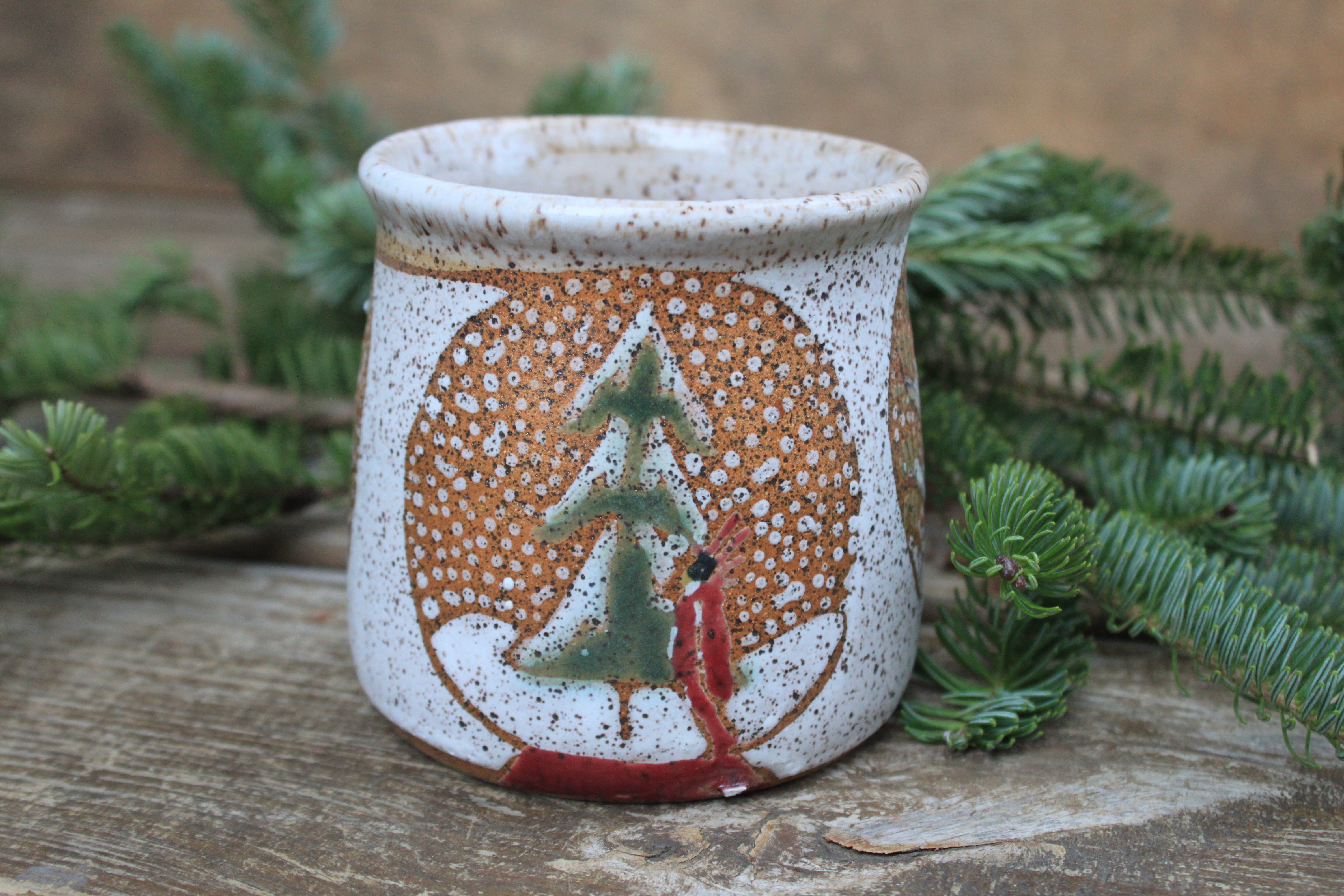 Cardinal Snow Globe Dreams Mug, 18 oz