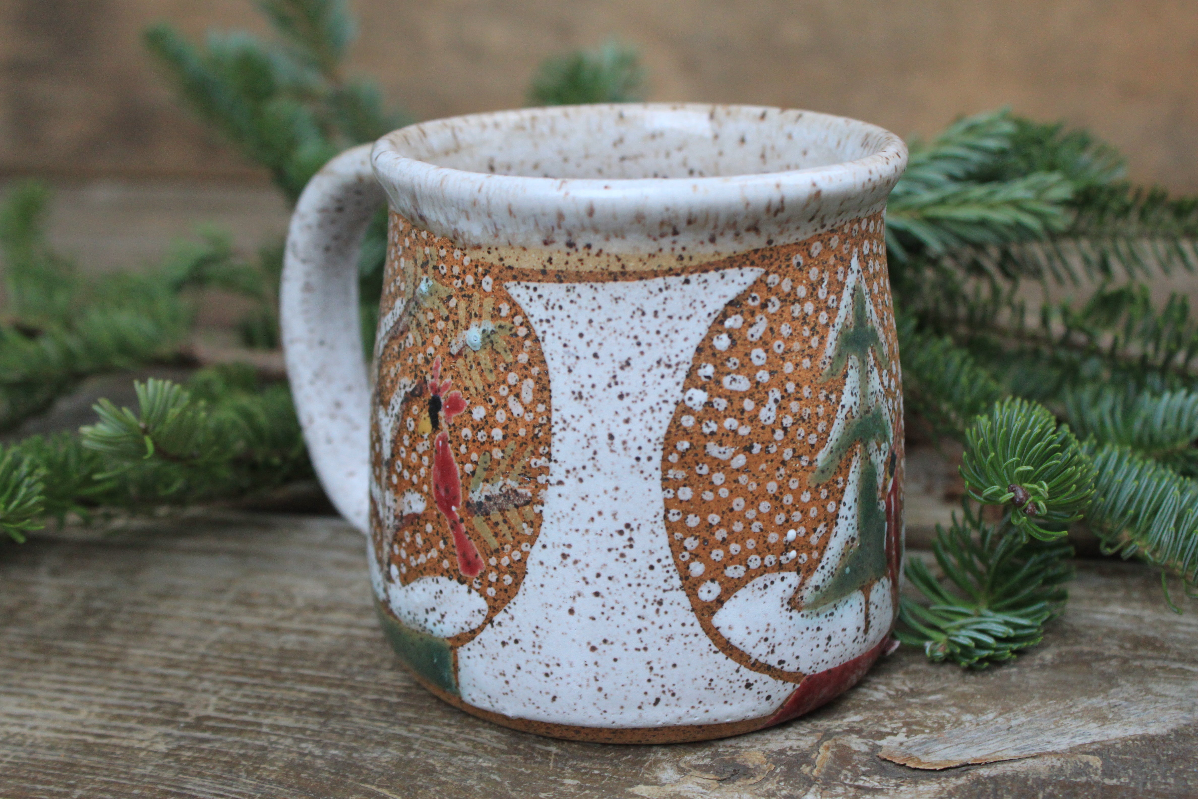 Cardinal Snow Globe Dreams Mug, 18 oz