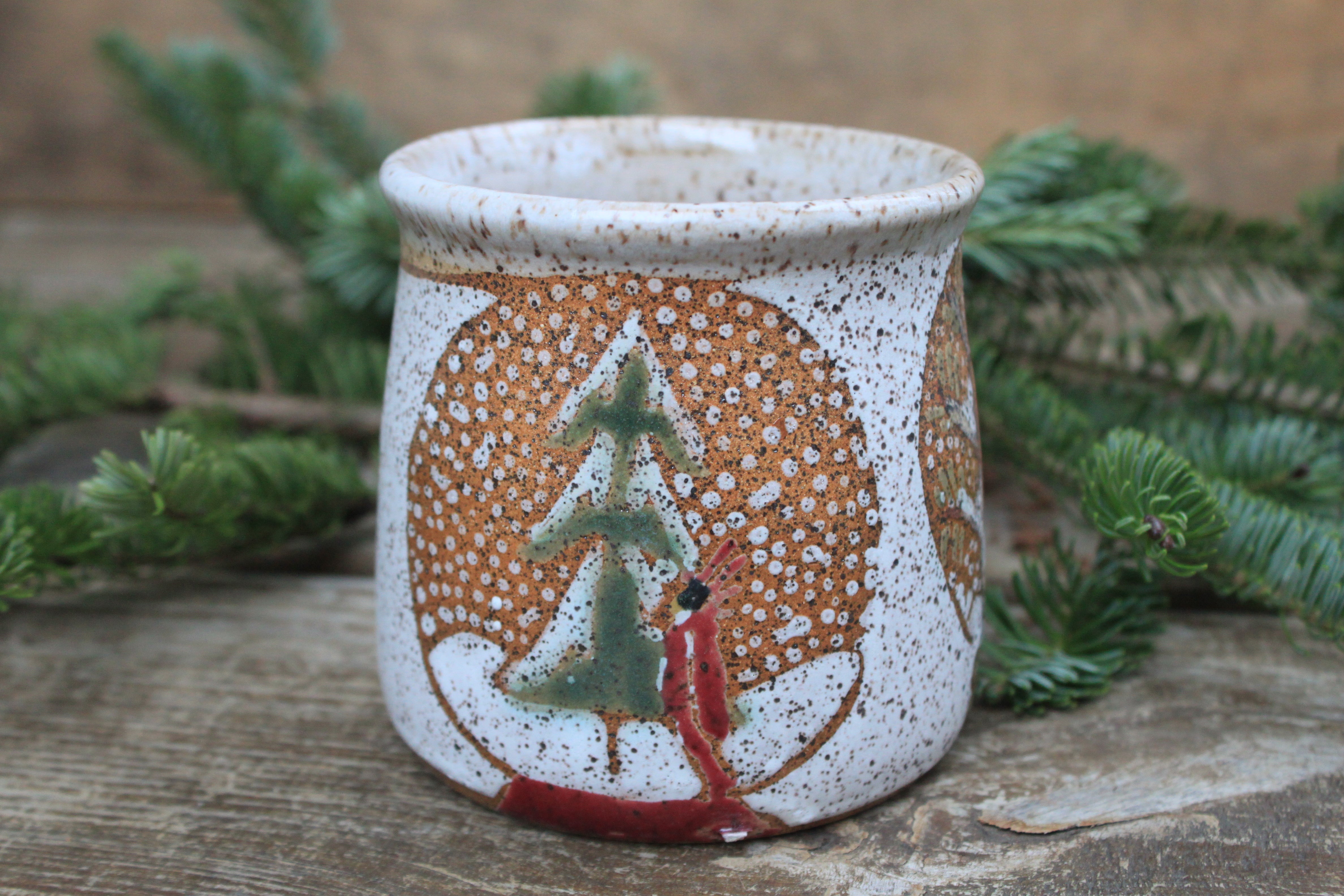 Cardinal Snow Globe Dreams Mug, 18 oz