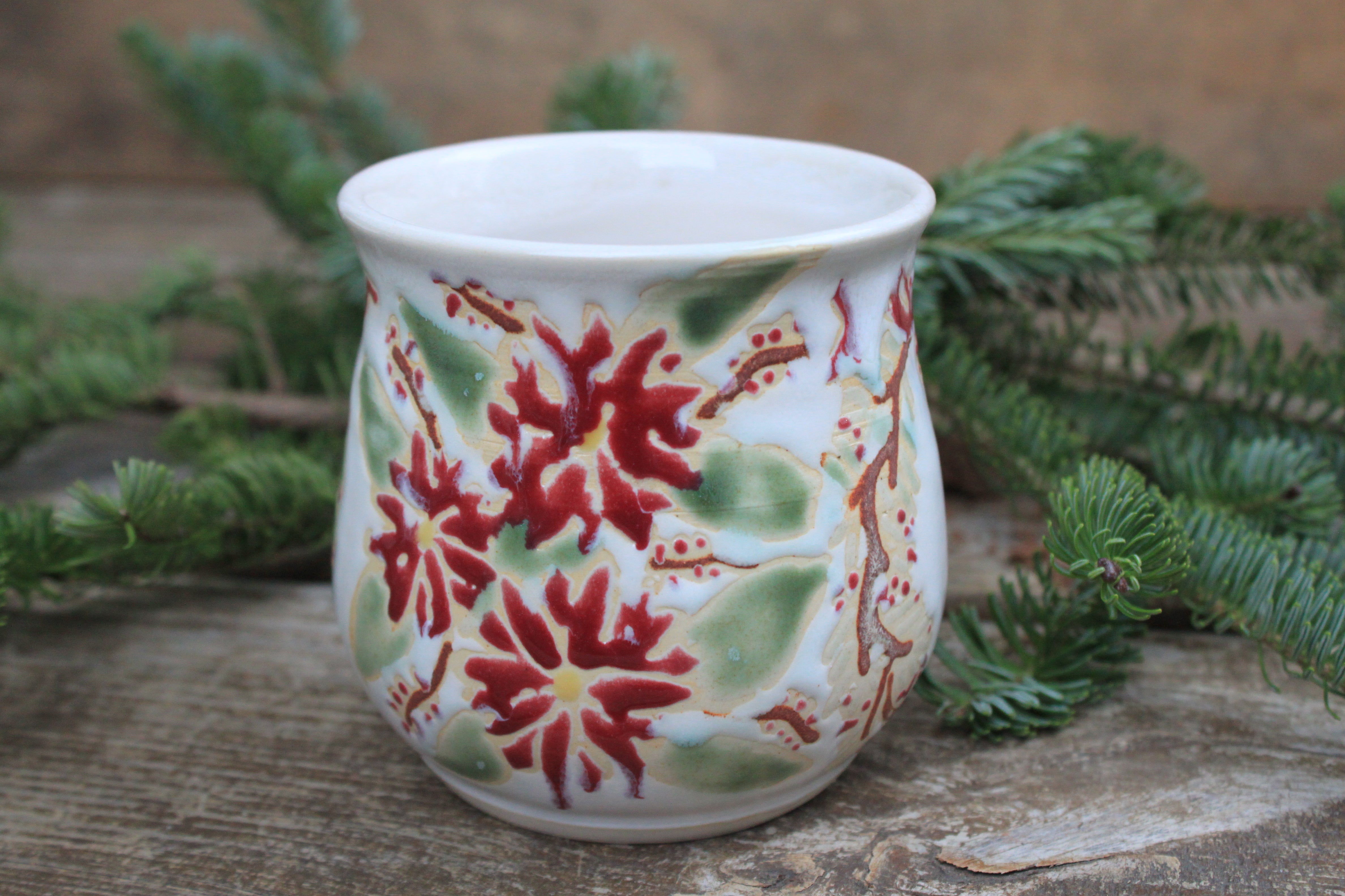Wreaths of the Season Mug, 16 oz