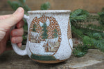 Load image into Gallery viewer, Evergreen Dreams Snow Globe Mug, 18 oz
