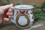 Load image into Gallery viewer, Wreaths of the Season Mug, 18 oz
