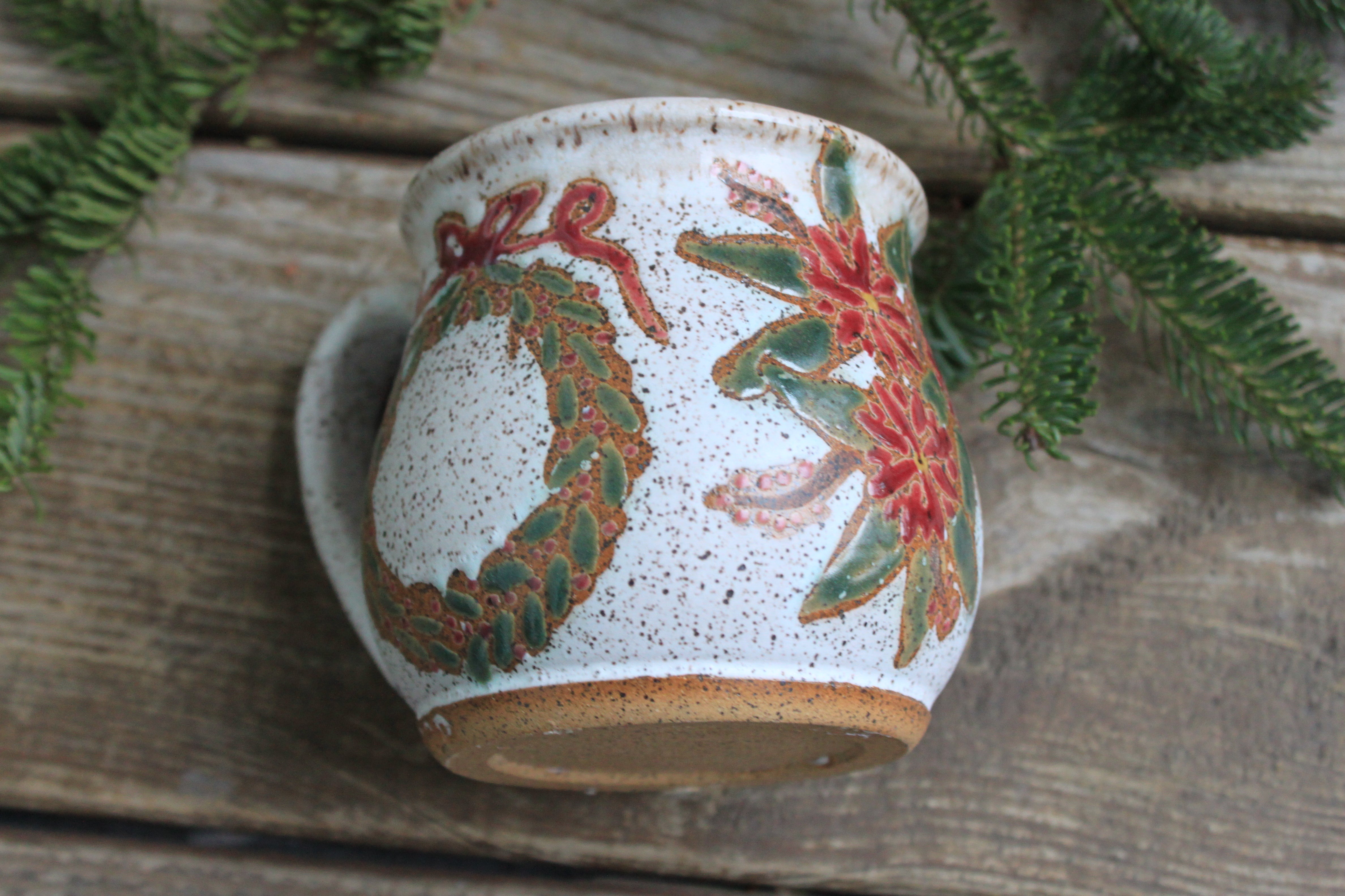 Wreaths of the Season Mug, 18 oz