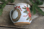 Load image into Gallery viewer, Wreaths of the Season Mug, 18 oz
