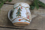 Load image into Gallery viewer, Festive Cabin in Evergreen Grove Mug, 17 oz
