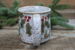Load image into Gallery viewer, Twinkly Lights, Evergreen and Holly Mug, 15 oz
