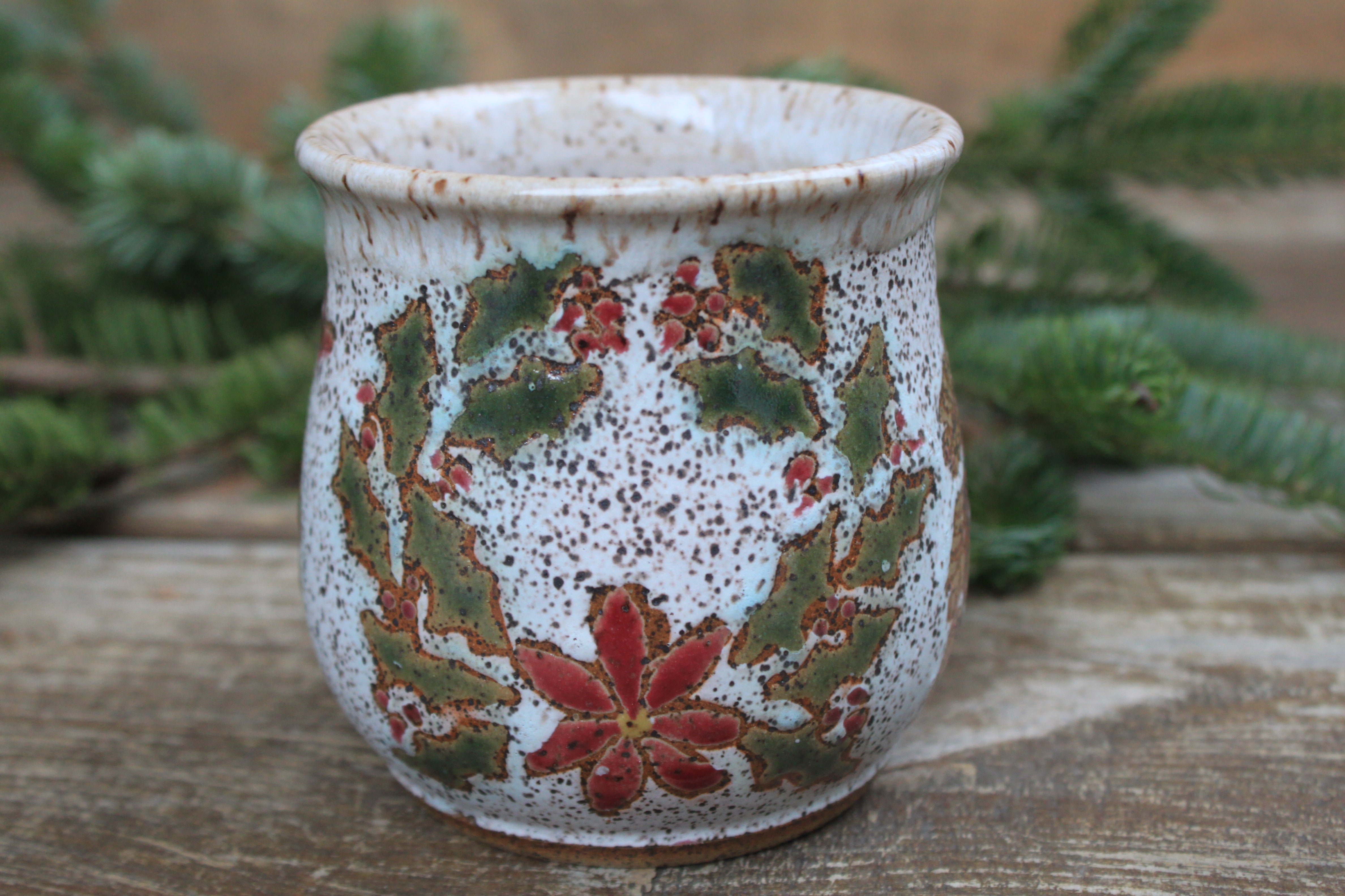 Wreaths of the Season Mug, 15 oz