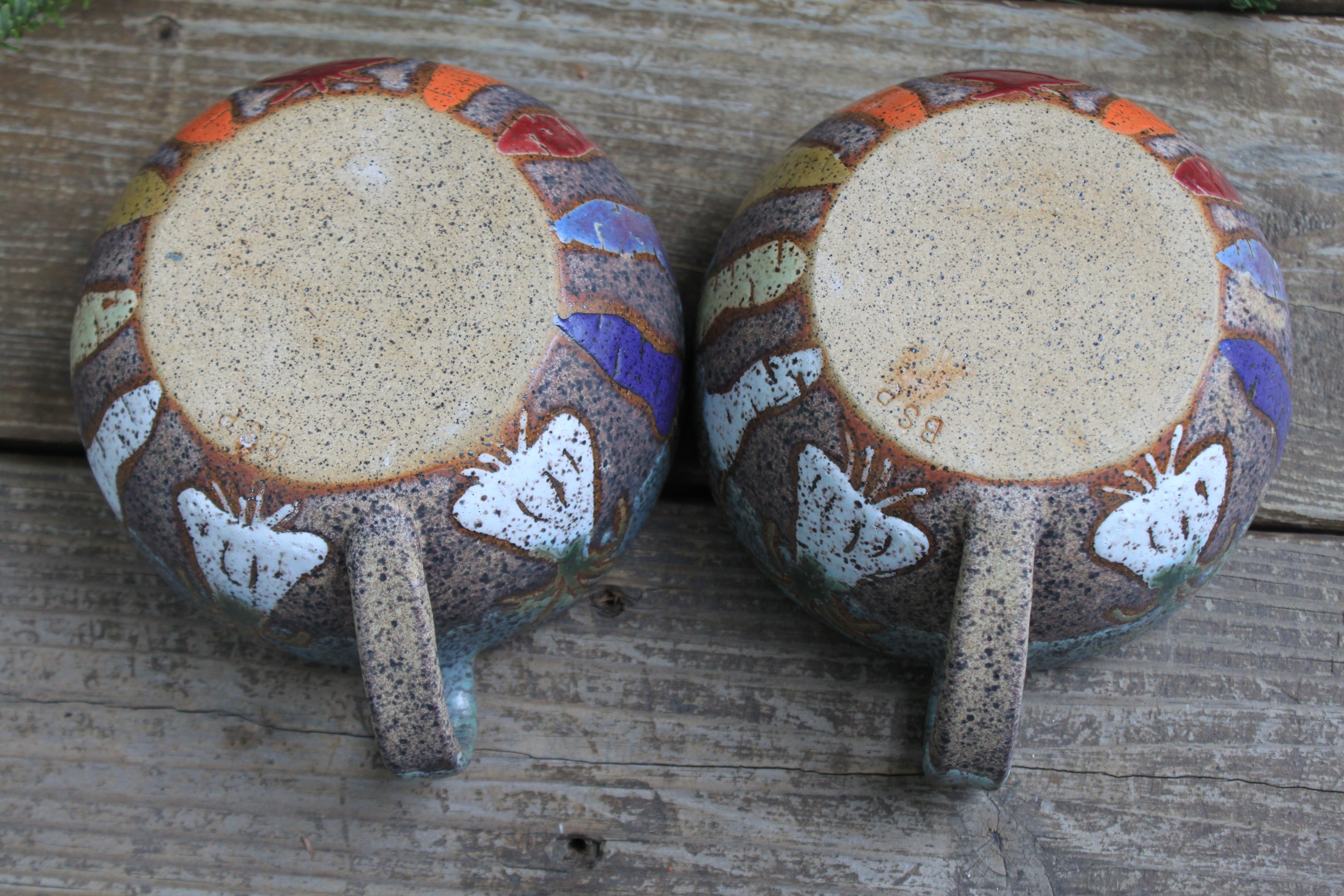 Root for Vegetables Rainbow Soup Season Mug Bowls, 24 oz