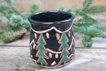 Load image into Gallery viewer, Seconds Sale! Twinkly Lights and Evergreen Nights Mug, 17 oz
