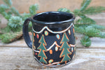 Load image into Gallery viewer, Seconds Sale! Twinkly Lights and Evergreen Nights Mug, 17 oz

