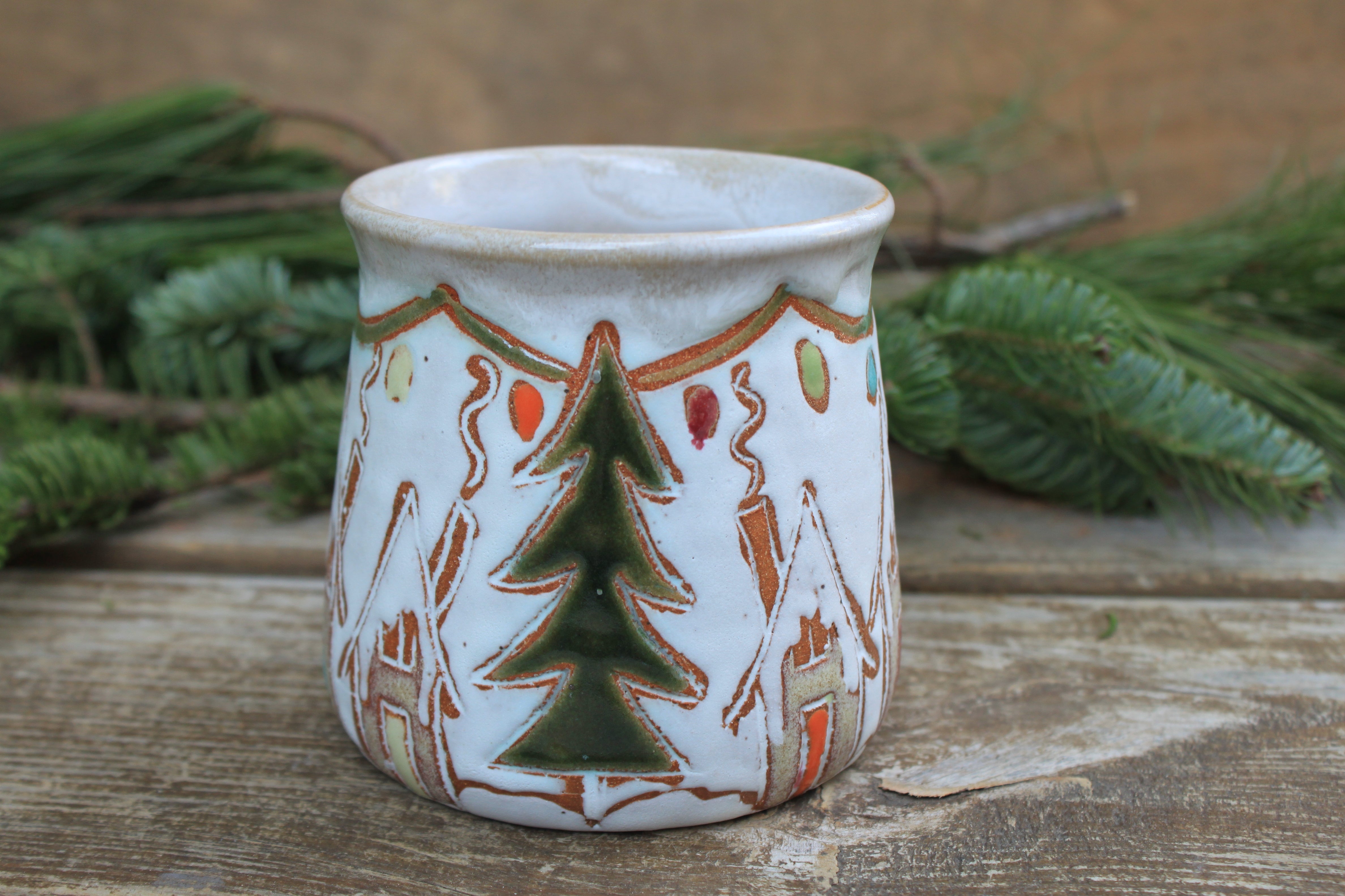 Snowy Ginger Bread House Village, 17 oz