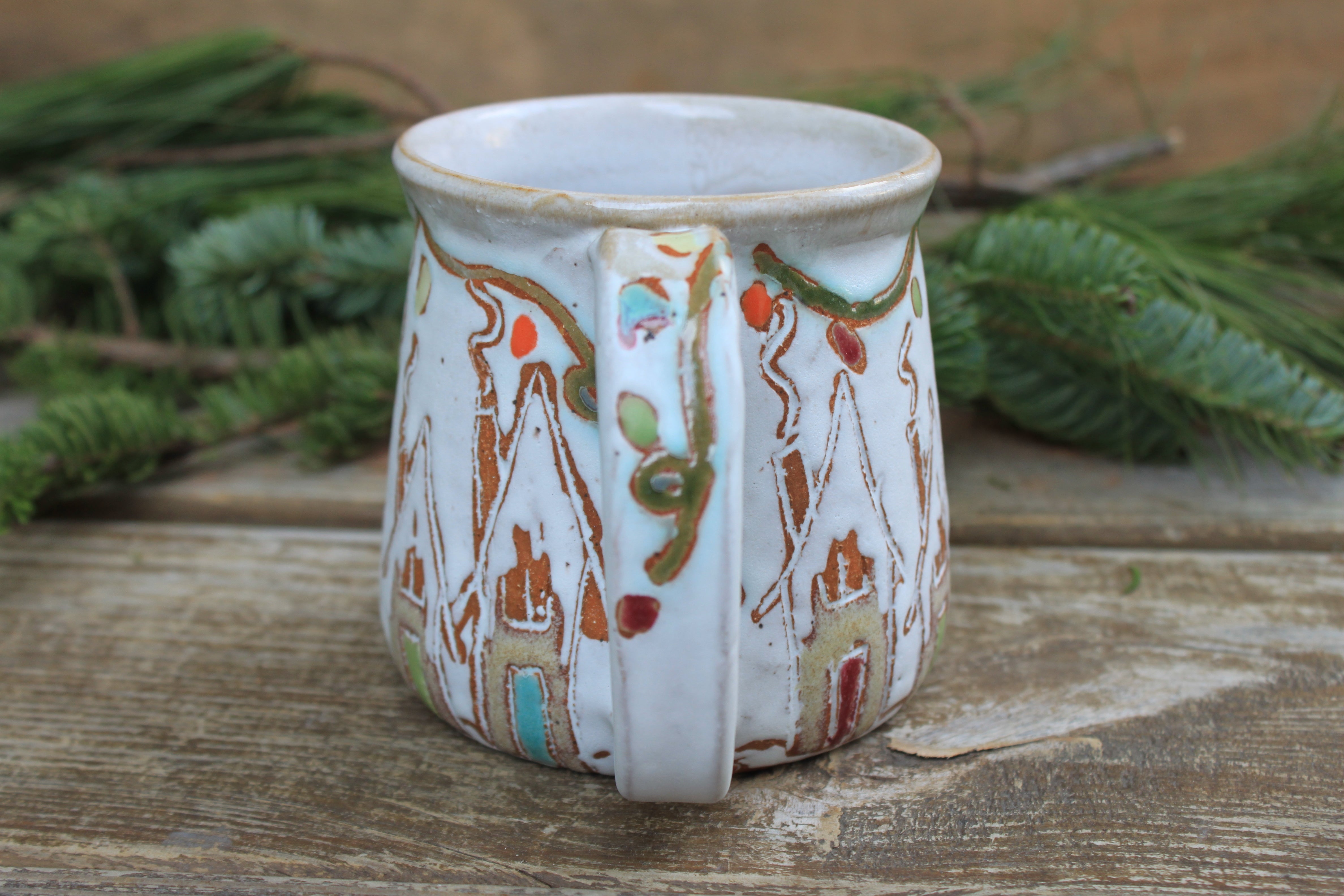 Snowy Ginger Bread House Village, 17 oz