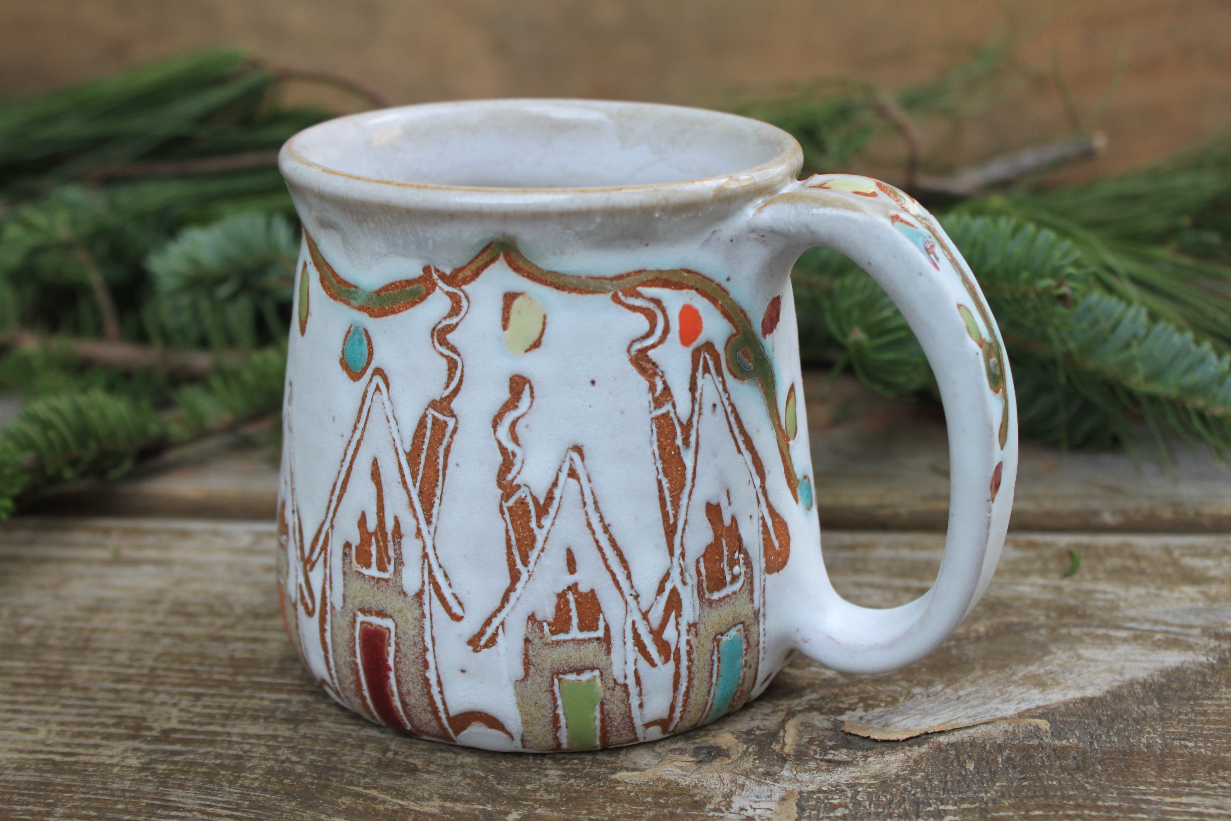 Snowy Ginger Bread House Village, 17 oz