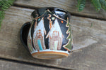 Load image into Gallery viewer, Snowy Ginger Bread House Village Mug, 16 oz
