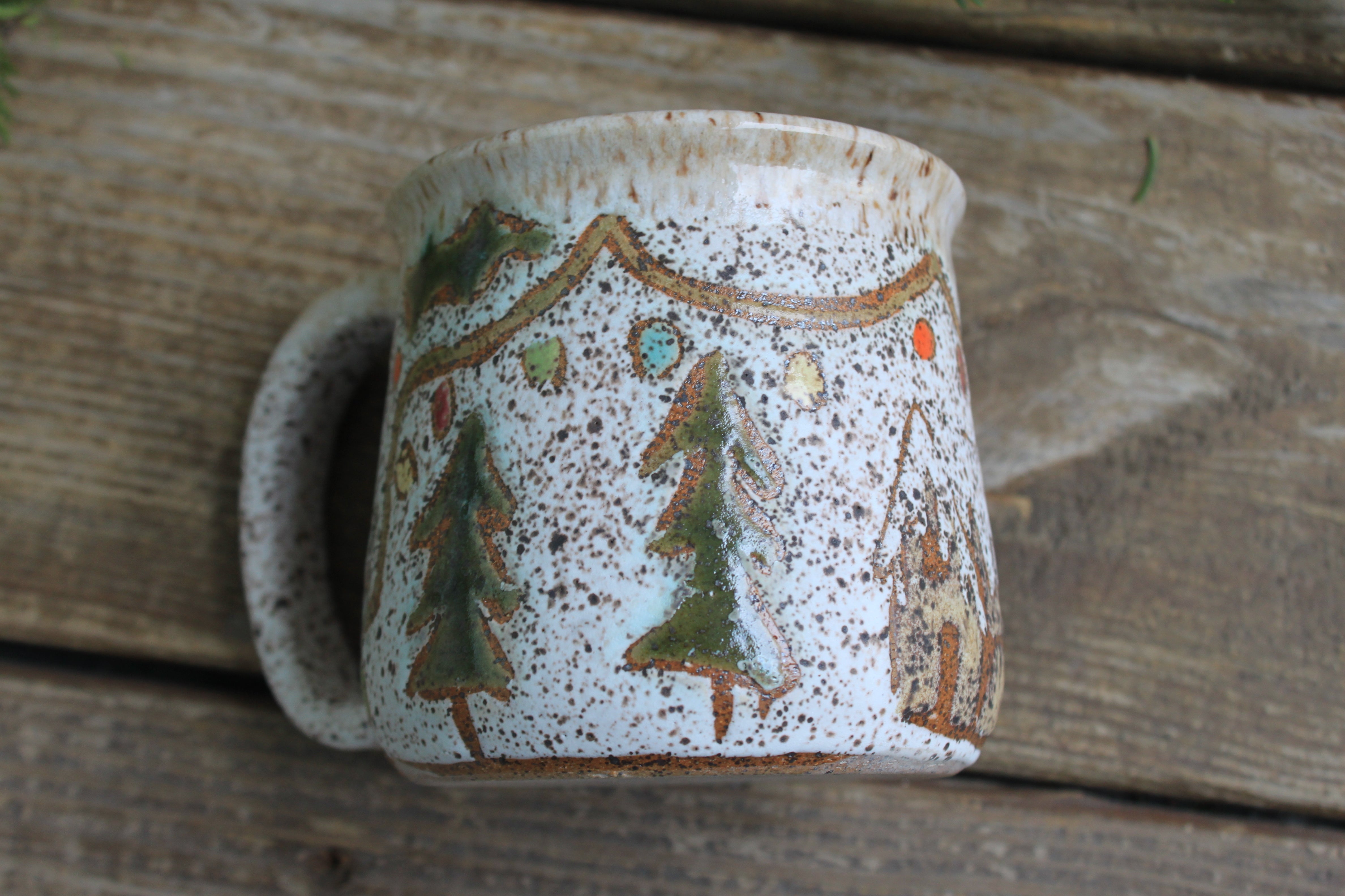 Festive Cabin in Evergreen Grove Mug, 19 oz