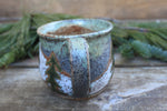 Load image into Gallery viewer, Snowy Cabin, Evergreens and Glacial Lakes Mug, 15 oz
