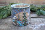 Load image into Gallery viewer, Coastal Cliffs Snow Day Mug, 16 oz
