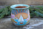 Load image into Gallery viewer, Beachy Sand Dune Sunset Carved Mug, 16 oz
