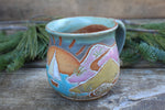 Load image into Gallery viewer, Beachy Sand Dune Sunset Carved Mug, 16 oz
