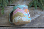 Load image into Gallery viewer, Beachy Sand Dune Sunset Carved Mug, 17 oz
