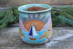 Load image into Gallery viewer, Beachy Sand Dune Sunset Carved Mug, 17 oz
