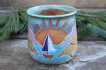 Load image into Gallery viewer, Beachy Sand Dune Sunset Carved Mug, 17 oz

