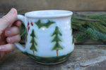 Load image into Gallery viewer, Holly and Evergreens Mug, 18 oz
