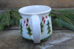 Load image into Gallery viewer, Holly and Evergreens Mug, 18 oz
