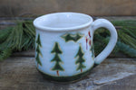 Load image into Gallery viewer, Holly and Evergreens Mug, 18 oz
